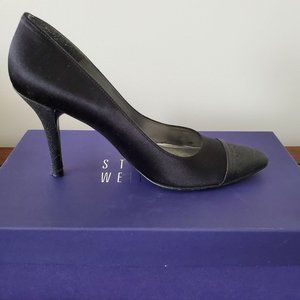 Stuart Weitzman satin heels
